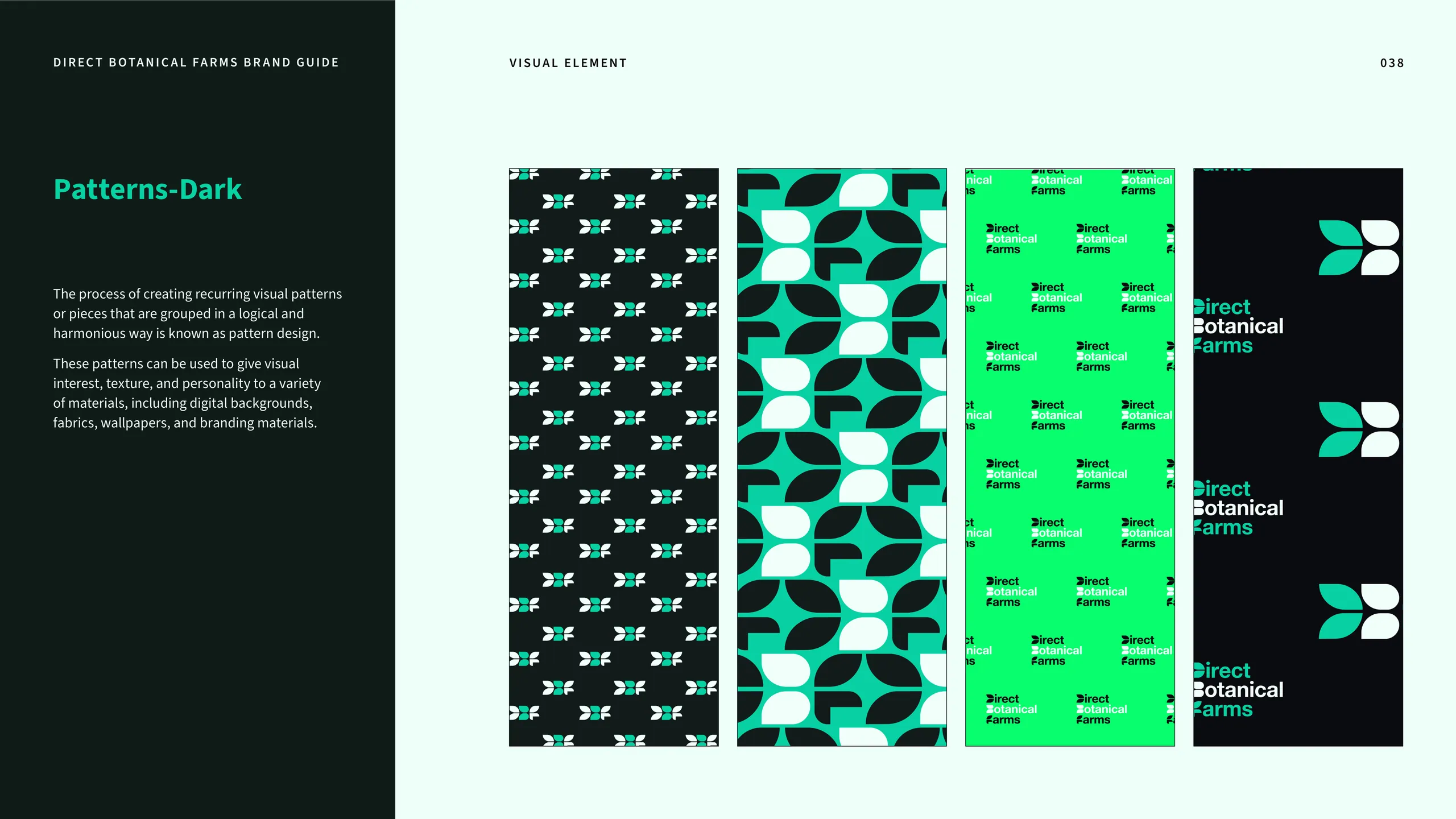 Direct Botanical Farms brand identity 3